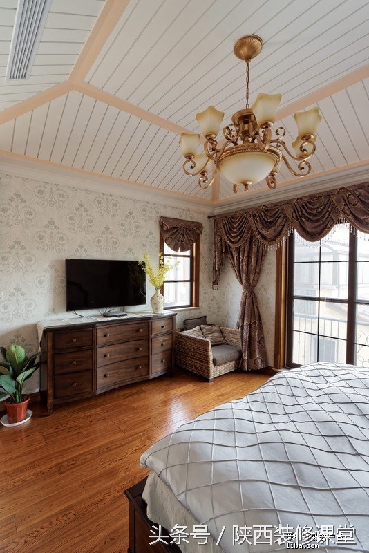 美式轻奢硬装100平,6万软装硬装90平