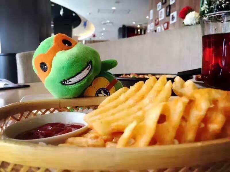 萌龟配pizza,来咸阳必胜客将四位斗士们带回家吧