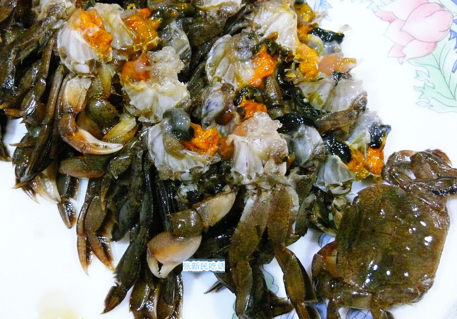 潮汕人腌制的螃蟹,潮汕人的腌制小河蟹