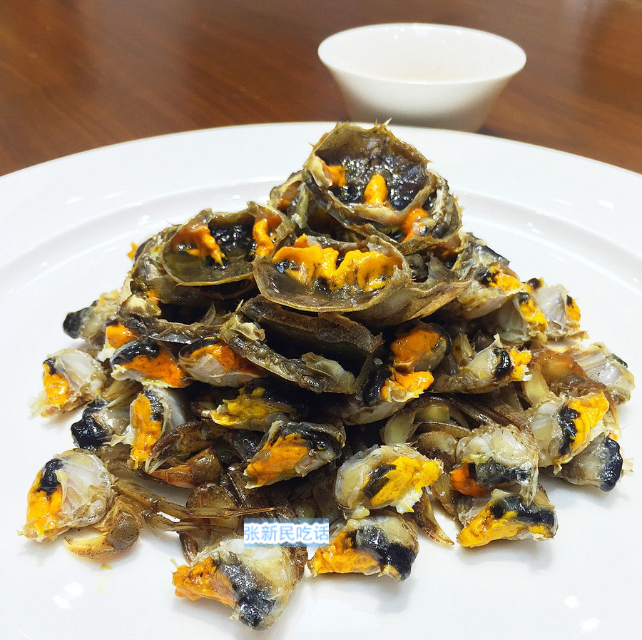 潮汕人腌制的螃蟹,潮汕人的腌制小河蟹