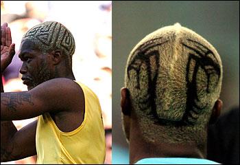 足坛明星奇怪发型,梅西发型引起足坛热议