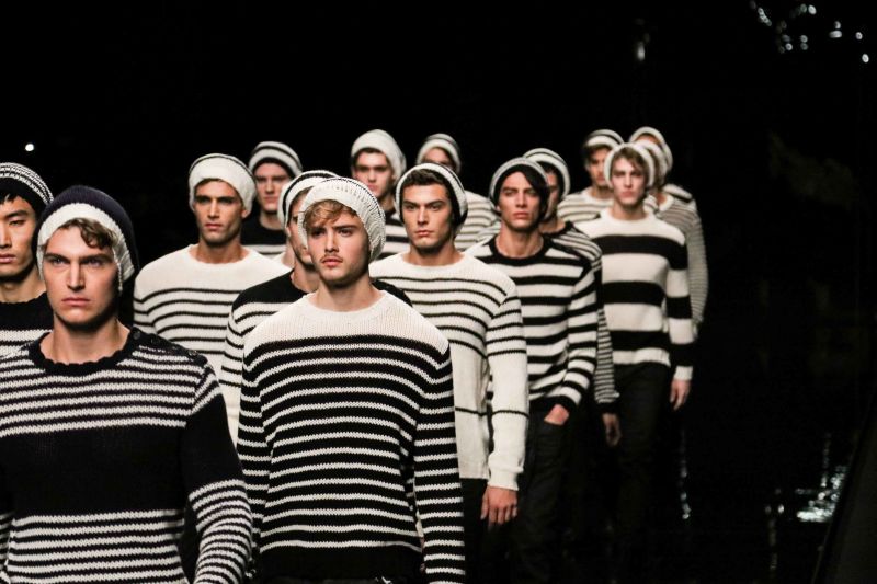 男装周|ErmannoScervino一场足球与摇滚的狂欢盛宴