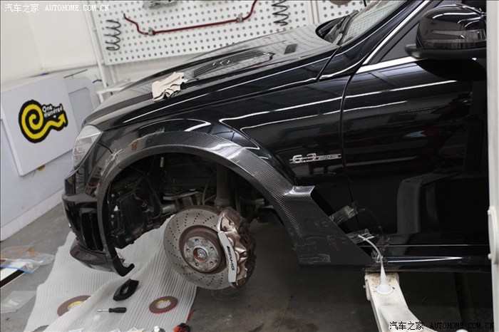 全记录怪兽版奔驰C63AMG改装C74