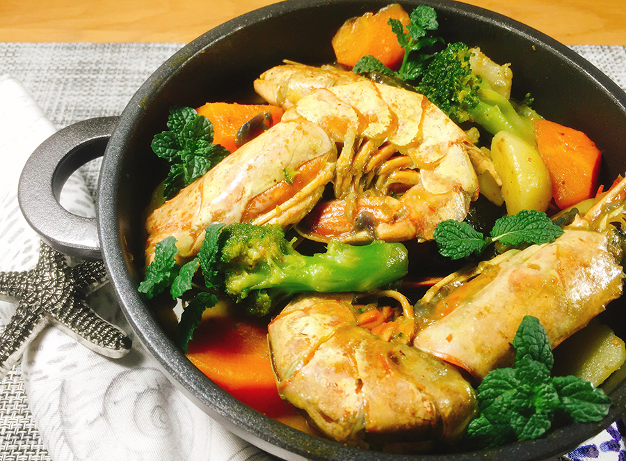 阿根廷红虾的家常做法咖喱,咖喱阿根廷红虾