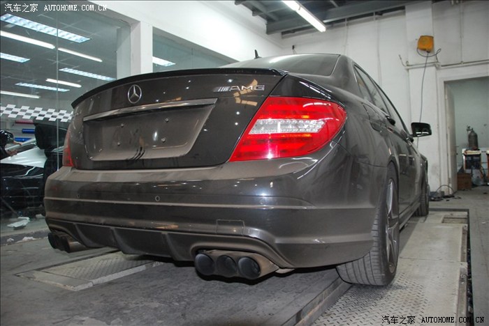 全记录怪兽版奔驰C63AMG改装C74