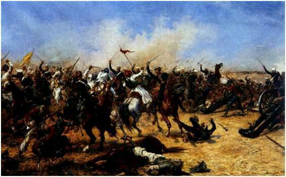 近代骑兵阵型,18世纪骑兵