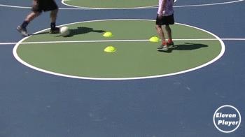 五人制足球脚内侧传球训练,五人足球训练脚法