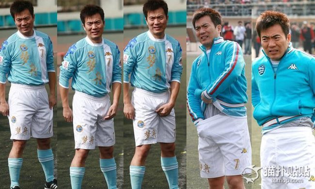 明星“球员”:唐僧变肥罗，谭咏麟踢断两根韧带