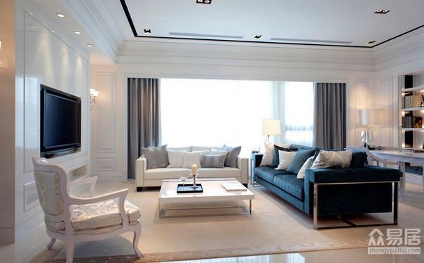 简约欧式风格装修图片,简约欧式风格装修全屋效果图