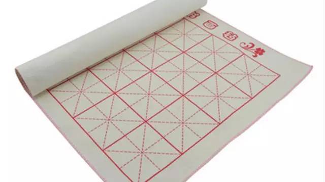 书法专用毛毡怎么用教程,书法带格子的毛毡的使用方法