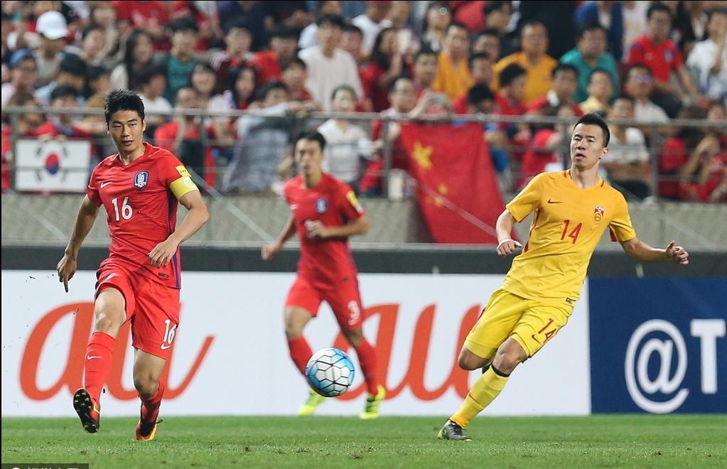 国足亚运队1-0击败韩国进球图片,u20亚洲杯国足vs韩国全场回放