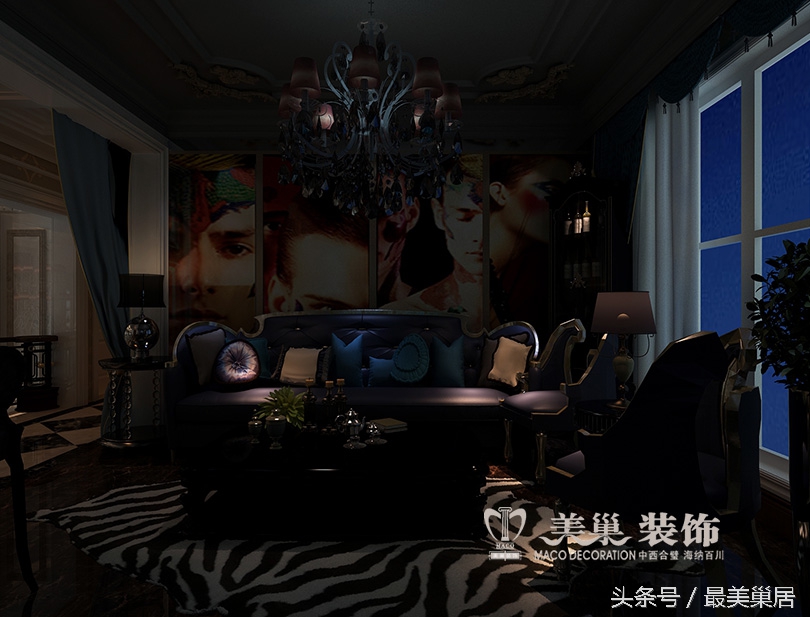 正商华钻两室两厅装修效果图,240平天鹅湾别墅装修效果图