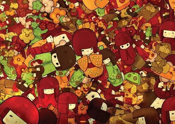 斑斓创意插画,灵动插画