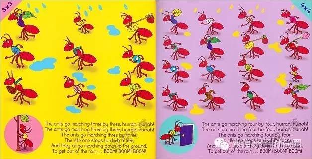 蚂蚁行军儿歌英文版完整版歌词,蚂蚁行军英文儿歌舞蹈完整版