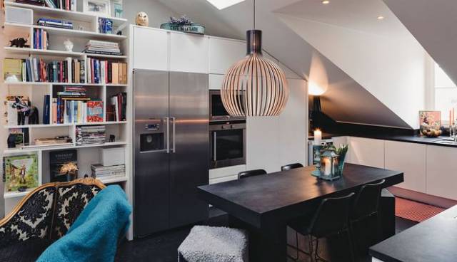 北欧木屋阁楼,顶级瑞典阁楼公寓