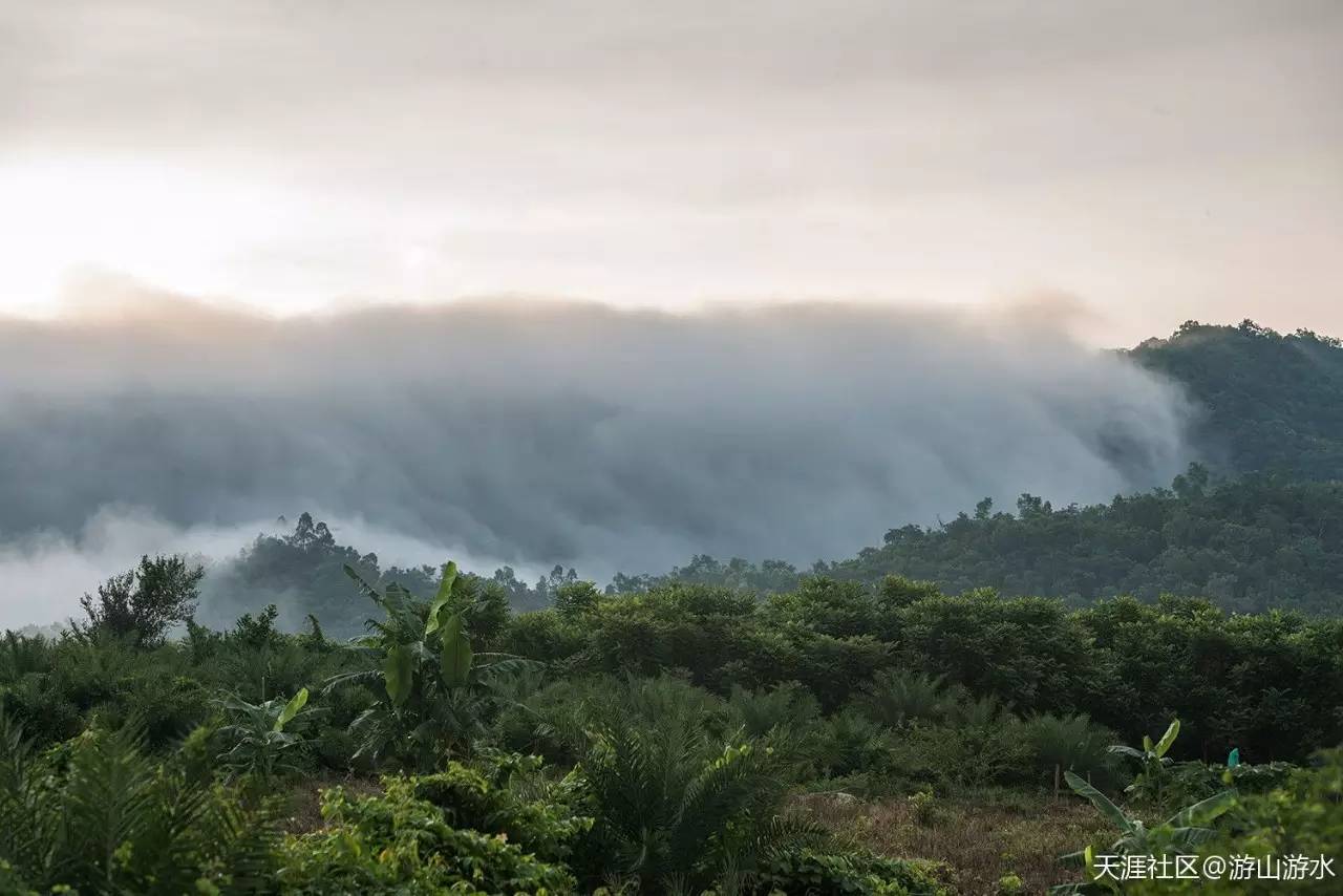海南天台山小九寨,小九寨青山绿水