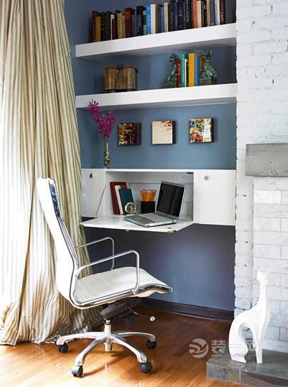 小型私人办公室布置设计,8个家庭办公室设计技巧