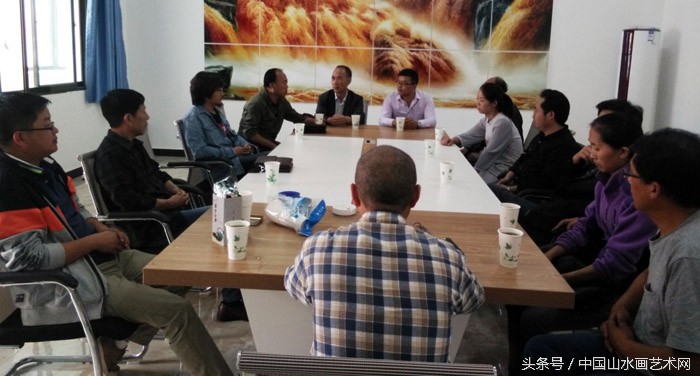 甘肃金昌市美协为苏胜才先生举办爱心助力笔会