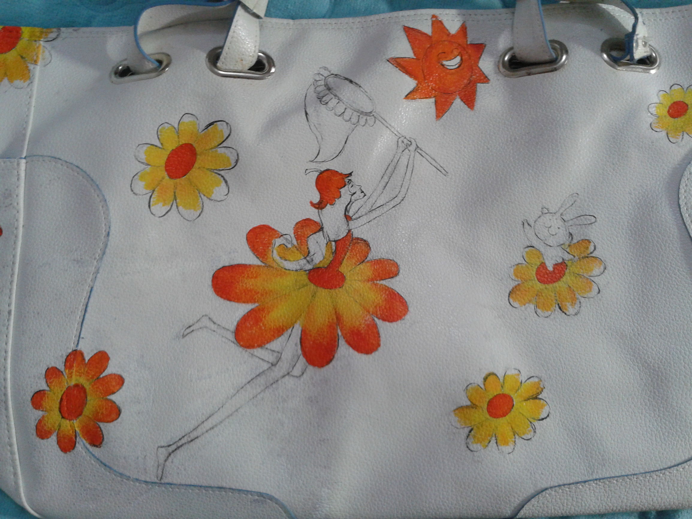 一个小撇步解决染色问题--彩绘涂鸦之追风的女孩儿