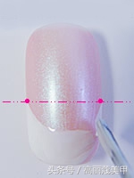 美甲法式白边画法,diy美甲教程简单大方
