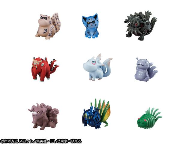 火影忍者手办开箱鸣人尾兽,鸣人三个影分身手办