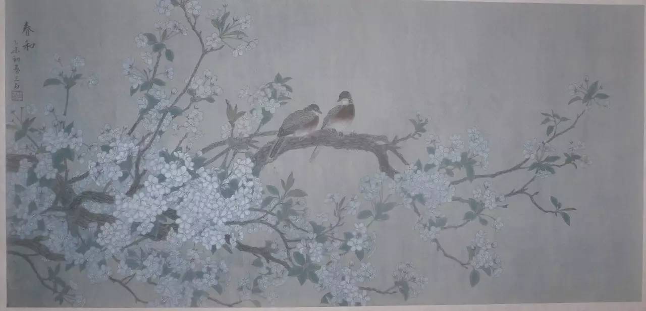 张军花鸟画作品欣赏,李松国画花鸟艺术作品