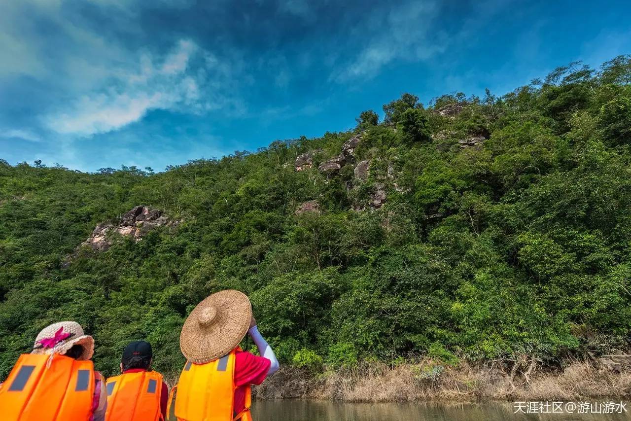 海南天台山小九寨,小九寨青山绿水
