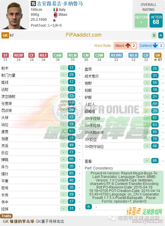 fifaonline3妖人中场,fifaonline3妖人套2018