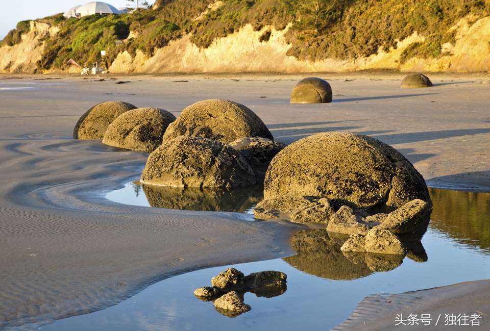 摩拉基大圆石,摩拉基大圆石沙滩