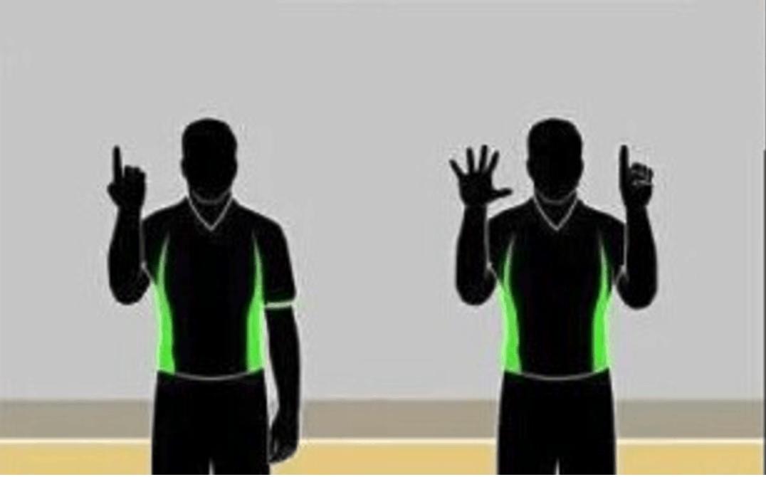 篮球比赛结束裁判应做什么手势,乒乓球裁判规则及手势图解