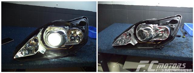 20款福克斯更换氙气灯泡教程,福克斯不改透镜只换led灯泡有用吗