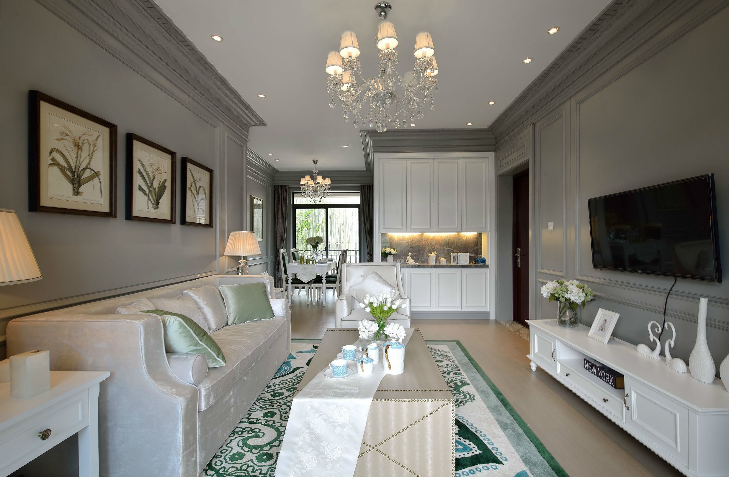 谦祥万和城186平装修,谦祥万和城a区装修