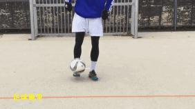足球控球脚下频率训练,足球过人节奏变化教学