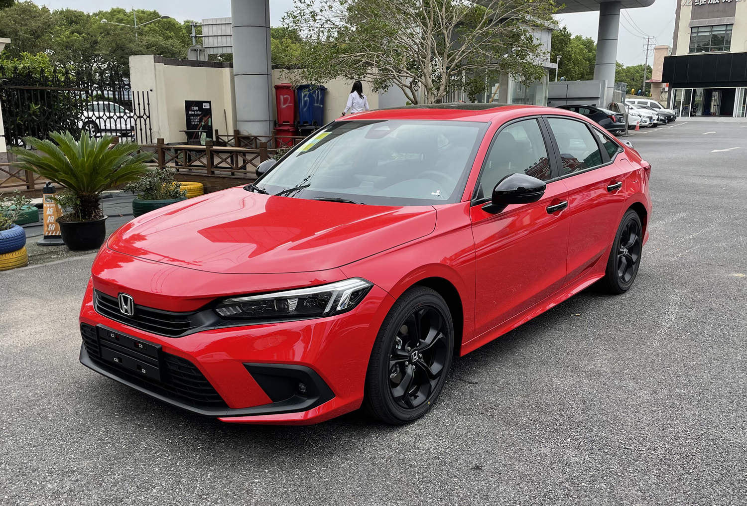 东风本田思域2019款报价及图片220,全新本田思域实车曝光外观大变样