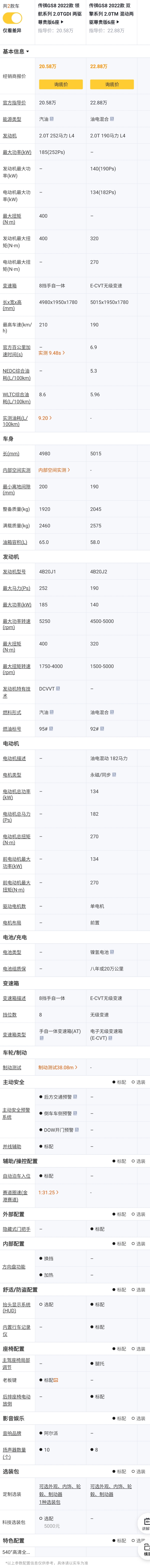 第二代传祺gs8四驱混动版功能介绍,传祺全新第二代gs8混动版车型已到