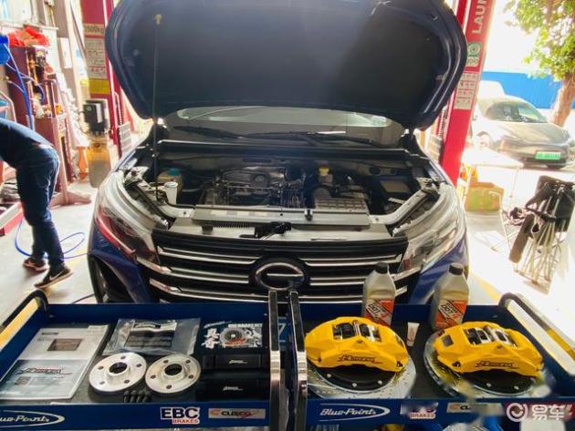 传祺gs4改装高速差速器,传祺gs4改装轮毂卡钳