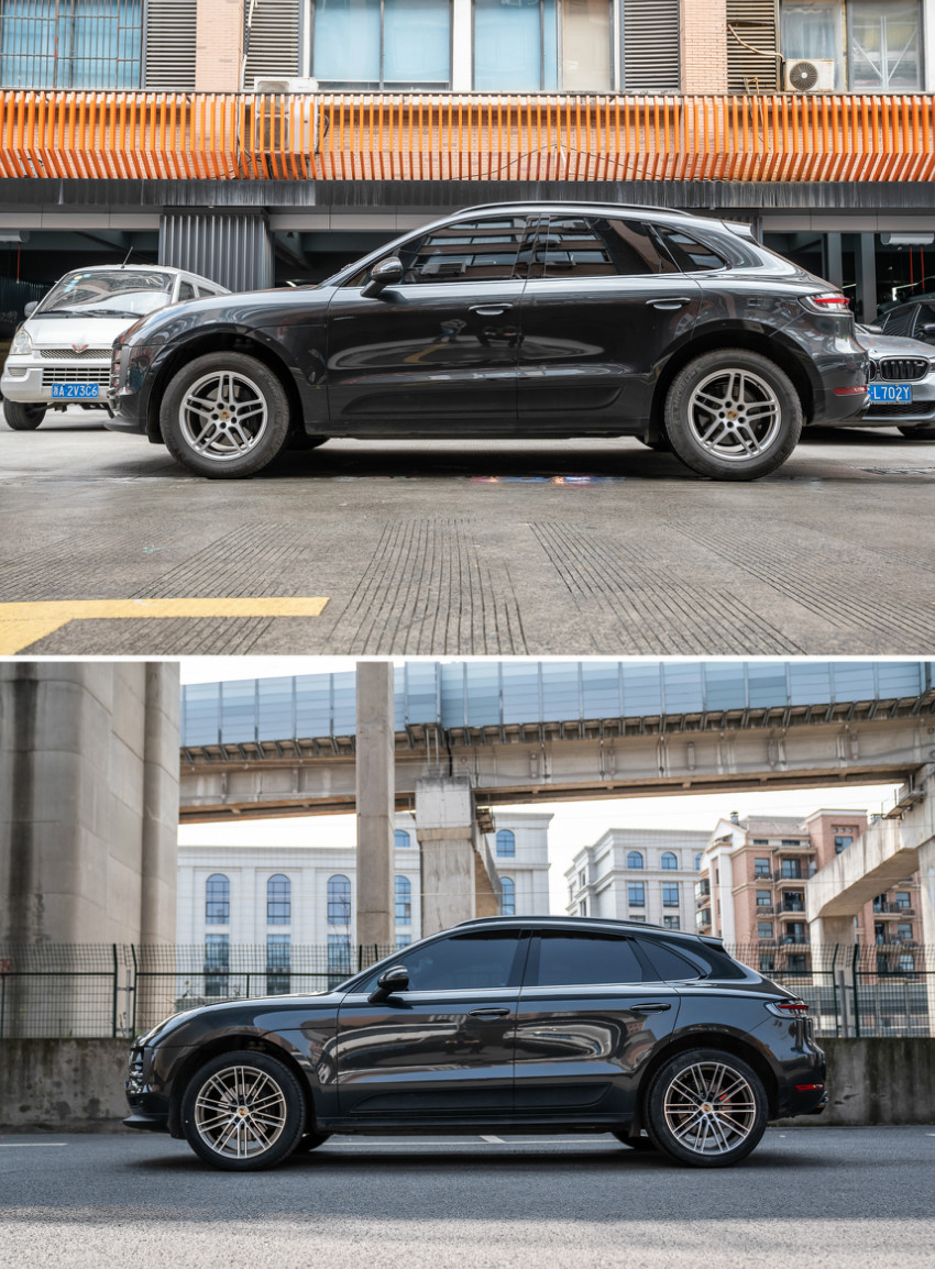 保时捷迈卡macan2.0t,保时捷macan改超宽胎