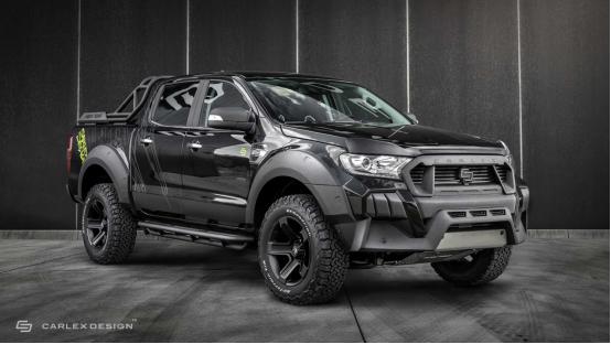 福特皮卡ranger前杠改装案例,福特ranger游骑侠探迹改装