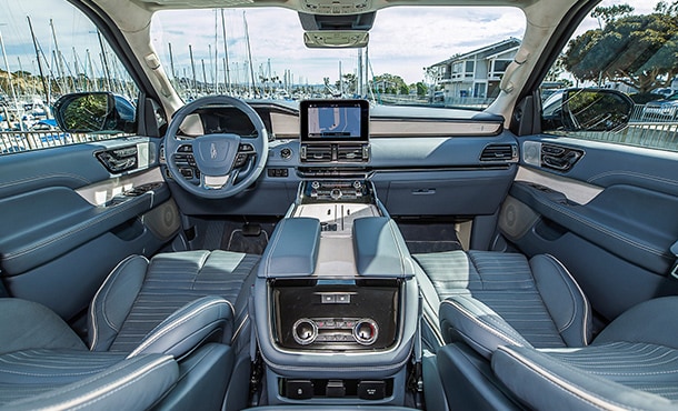 林肯领航员极致灰,林肯领航员老款升级新款内饰