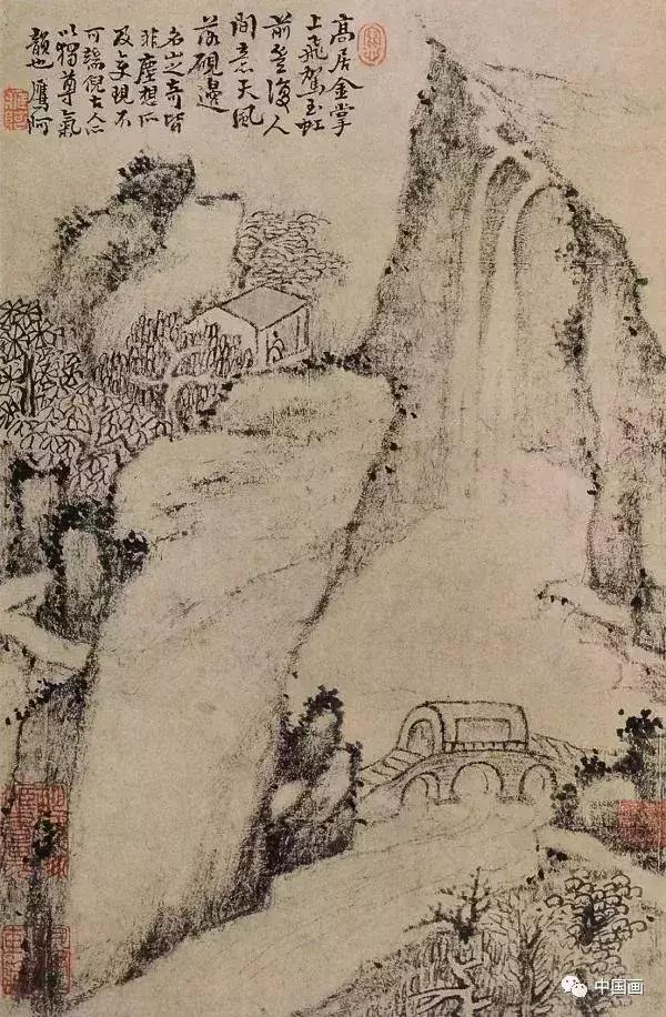 枯笔讲解,赏析枯笔