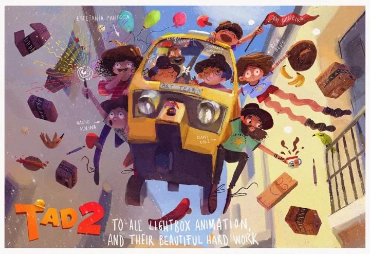 BeatriceBlue，内心有光，所画皆暖，用线条打造童真世界