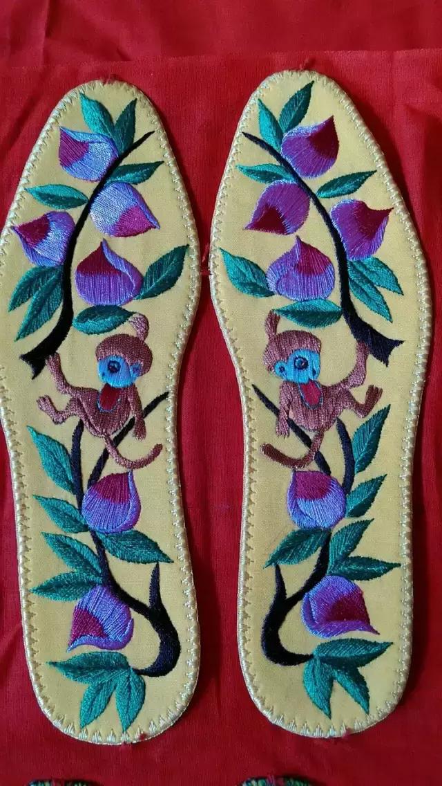刺绣鞋垫图案大全详细图,惊艳绝伦刺绣鞋垫欣赏