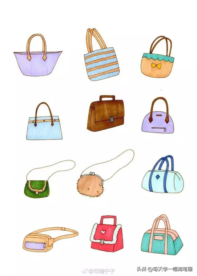 简笔画大全衣服类的,其他类简笔画大全