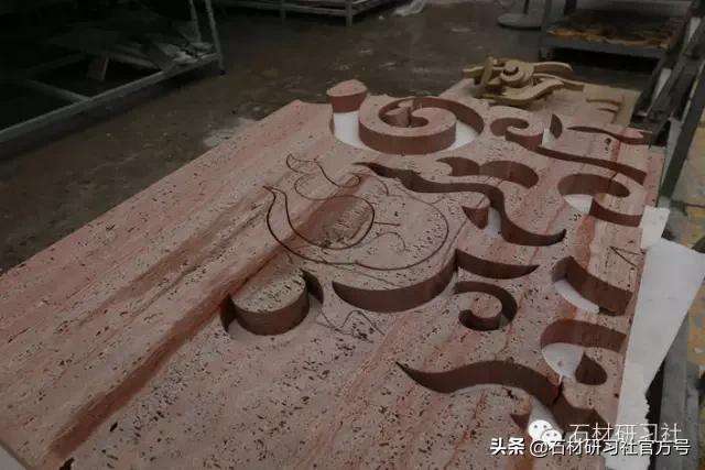 大理石水刀拼花批发,大理石水刀加工视频