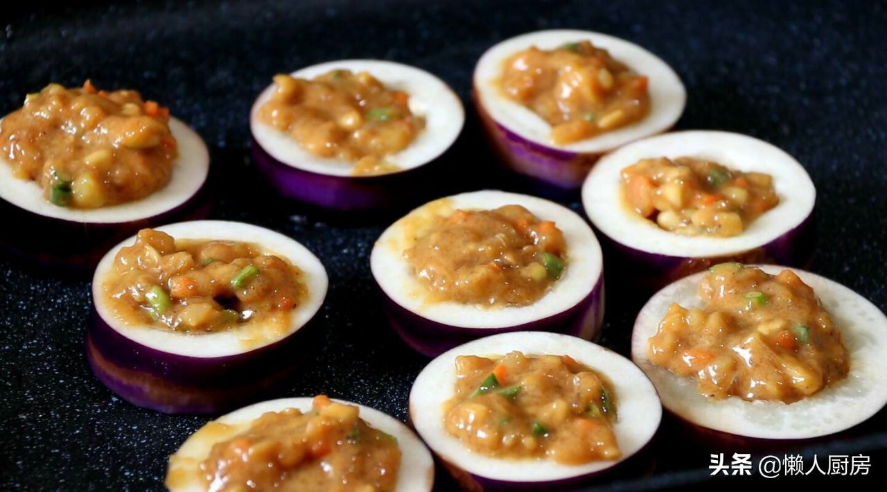 茄饼不加肉的做法,茄饼不用炸