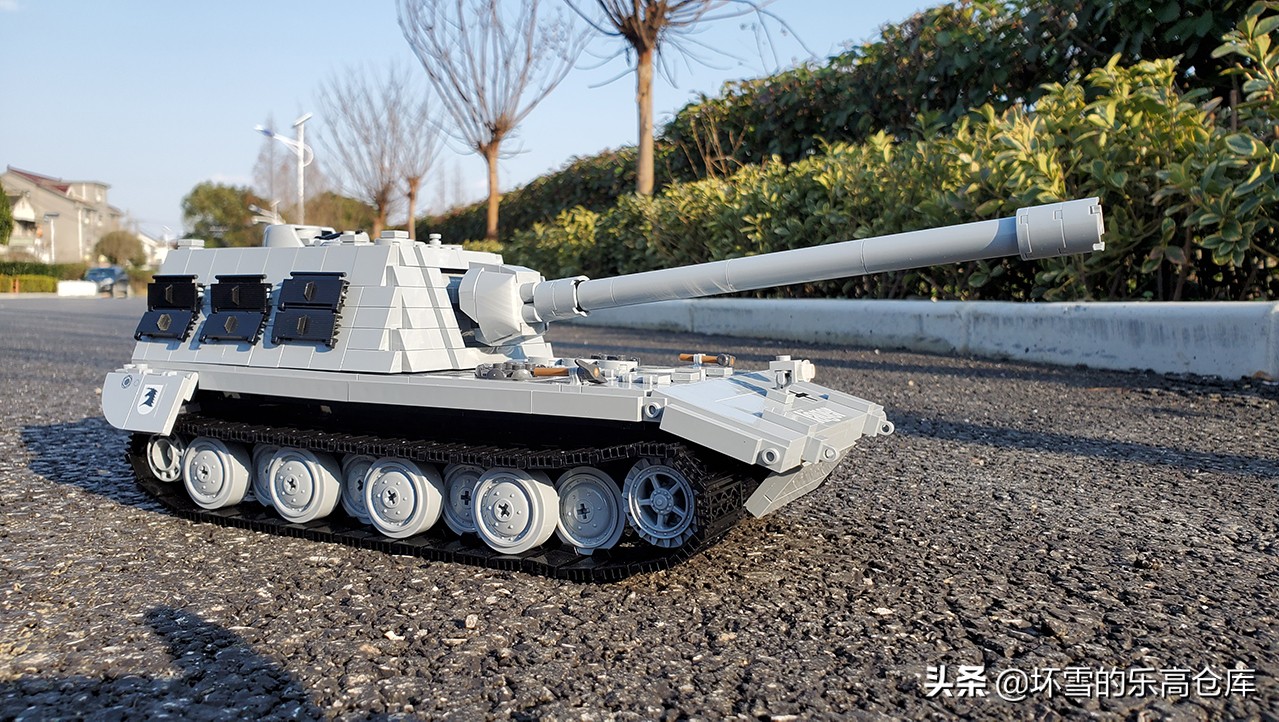 cobi积木虎式坦克拼装视频,cobi积木雪地豹式坦克