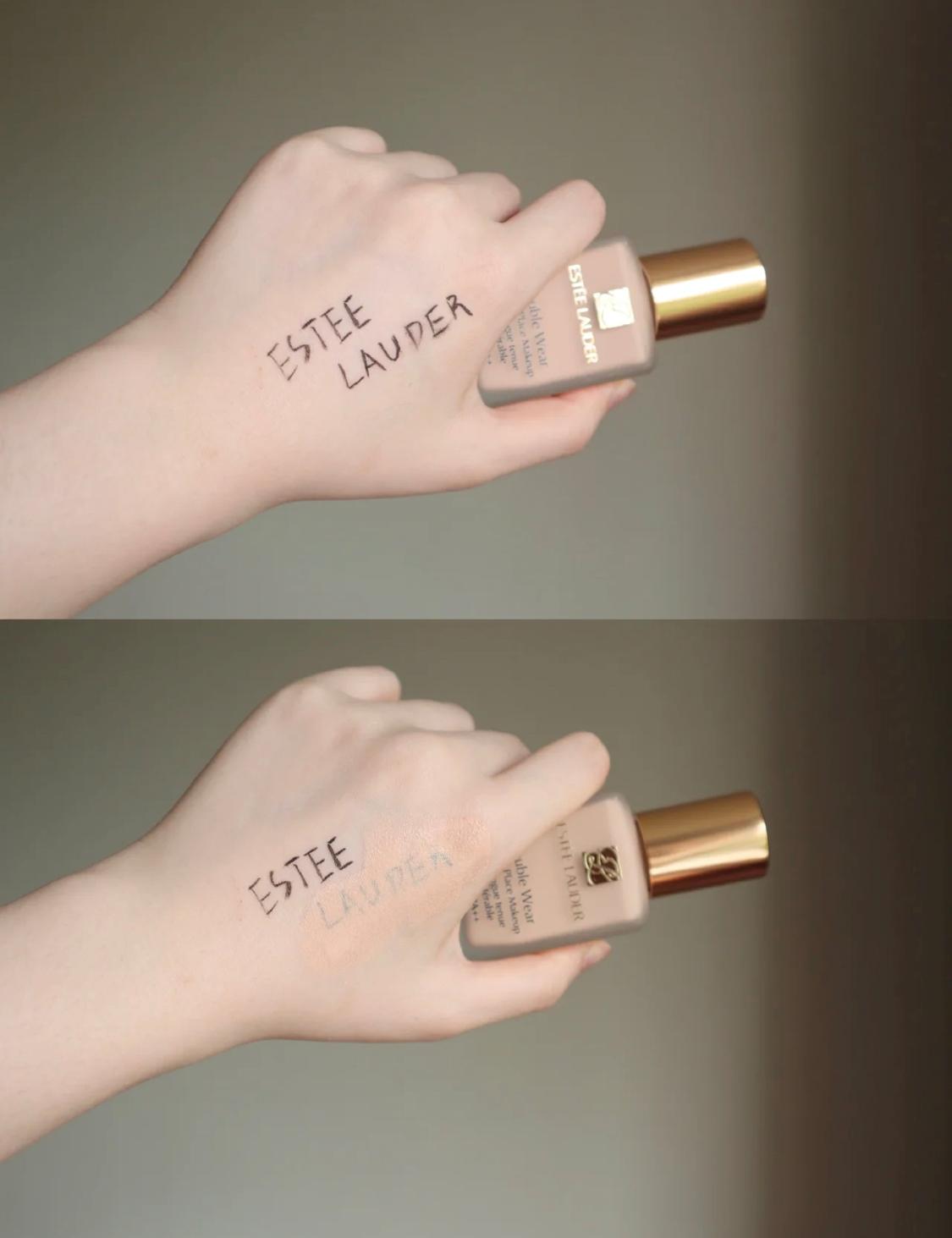 dw粉底液测评混油皮粉底液,dw的1w2号色和阿玛尼红标的3.5号色