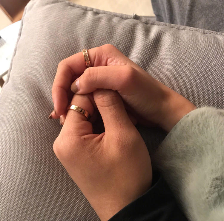 ck的情侣对戒,ck情侣对戒满天星边钻