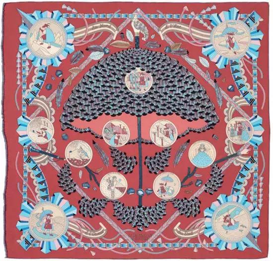 爱马仕丝巾-图案漂亮，故事更精彩