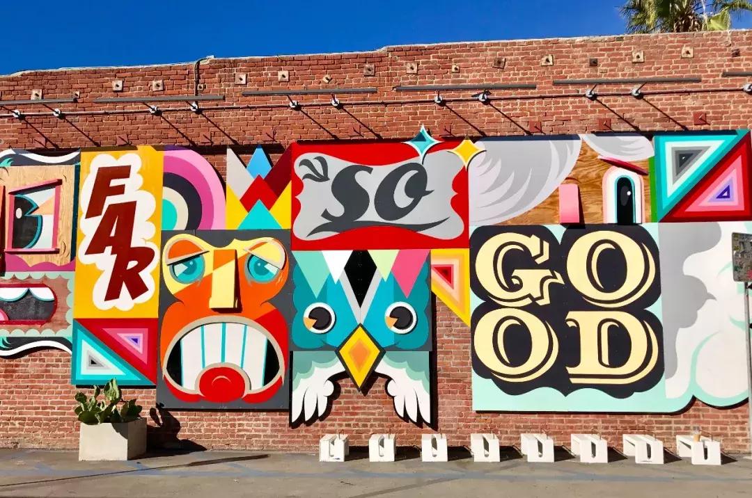 洛杉矶网红打卡地大粉墙,洛杉矶潮流胜地攻略